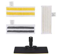 Set Suceur de Sol Compatible avec Kärcher easyfix SC 1, SC 2, SC 3, SC 4, SC 5 Nettoyeurs Vapeur, 3 Pièces Lingettes en Microfibre et 1 Tête de Brosse