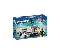 PLAYMOBIL - Super4 - Camion de mission Techno Caméléon Avec agent Gene - Tire des projectiles - 5 ans et plus