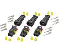 Set Superseal série AMP-Superseal 1.5mm TE Connectivity 30S003 Nbr total de pôles 2 Pas: 6 mm 1 set