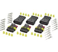 Set Superseal série AMP-Superseal 1.5mm TE Connectivity 4016139188287 Nbr total de pôles 4 Pas: 6 mm 1 set