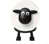Set Support Papier Toilette Mouton Noir imprimé 3D (3 pièces) - Rangement Amusant Design Mignon | Décor Salle de Bains pour Amateurs d'animaux,1pc