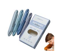 Set surligneurs recto-verso - Lot de 4 surligneurs avec écriture, nuances d'encre douce, anti-bavures, design à double pointe | Stylos pour notes, agenda, journal, studio,