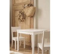 Set table + 2 chaises enfant Feston blanc TU