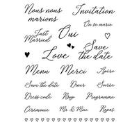 Set Tamp Clear Mariage