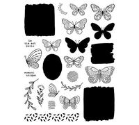 Set Tamp Clear Mon Essentiel Papillons