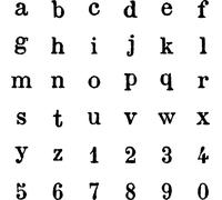 Set Tampons Alphabet - 1,5 Cm - Bois