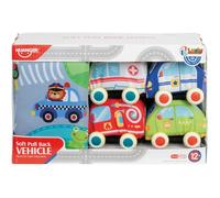 Set tapis avec 4 voitures en tissu