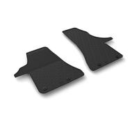 LAMPA 97309 Tapis de sol Caoutchouc noir Avant Compatible avec VW Multivan T7 STM, STN