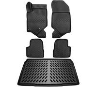 Set Tapis Caoutchouc & Tapis de Coffre ELMASLINE Pour PEUGEOT 208 II 2019-2025