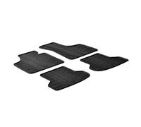 Set tapis de caoutchouc compatible avec Audi A3 2003-2012 (T profil 4-pièces + clips de montage)