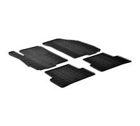 Set tapis de caoutchouc compatible avec Chevrolet Aveo 2011- (T profil 4-pièces)