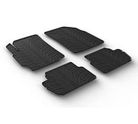 Set tapis de caoutchouc compatible avec Chevrolet Spark 2010- (T profil 4-pièces)