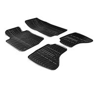 Set tapis de caoutchouc compatible avec Citroen C1 / Peugeot 107 / Toyota Aygo 2005-2009 (T profil 4-pièces + clips de montage)