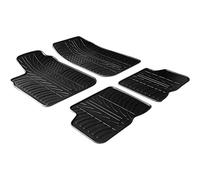 Set tapis de caoutchouc compatible avec Dacia Logan 2005-2013 (T profil 4-pièces)