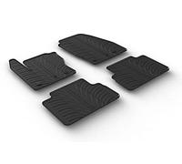 Set tapis de caoutchouc compatible avec Ford C-Max 2015- (T profil 4-pièces + clips de montage)