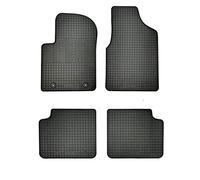 Set Tapis de Caoutchouc Compatible avec Ford Ka II 2008-2012 (4-pièces + Points de fixage)