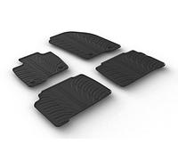 Set tapis de caoutchouc compatible avec Ford S-Max 6/2015- & Galaxy 8/2015- (T profil 4-pièces + clips de montage)