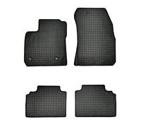 Set Tapis de Caoutchouc Compatible avec Ford Tourneo Courier Kombi 5-Personnes 2014- (4-pièces + Points de fixage)