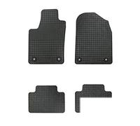 Set tapis de caoutchouc compatible avec Jeep Grand Cherokee (WK2) 2010-2017 (4-pièces + points de fixage)