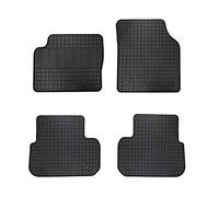 Set tapis de caoutchouc compatible avec Landrover Discovery Sport L550 2015-2019 (4-pièces + points de fixage)
