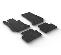 Set tapis de caoutchouc compatible avec Mercedes W213 Sedan 3/2016- (Automatique) (T profil 4-pièces + clips de montage)