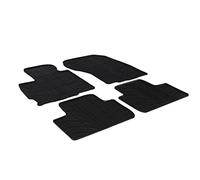 Set tapis de caoutchouc compatible avec Mitsubishi ASX 2009- / Citroën C4 Aircross (T profil 4-pièces + clips de montage)