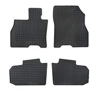 Set Tapis de Caoutchouc Compatible avec Nissan Leaf (ZE0) 2010-2017 (4-pièces + Points de fixage)