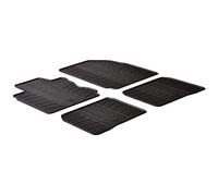 Set tapis de caoutchouc compatible avec Nissan Note 2013- (T profil 4-pièces)