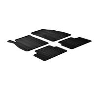 Set tapis de caoutchouc compatible avec Opel Insignia 2008-2013 (T profil 4-pièces + clips de montage)