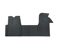 Set Tapis de Caoutchouc Compatible avec Opel Movano & Renault Master 1998-2014 & Nissan NV400 2011- (3-pièces + Points de fixage)