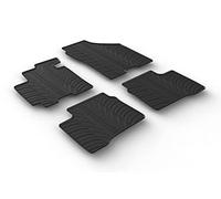 Set tapis de caoutchouc compatible avec Suzuki Swift 5-portes 2010-2017 (T profil 4-pièces)