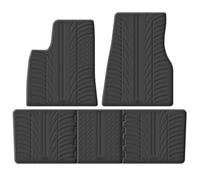Set tapis de caoutchouc compatible avec Tesla Model S 2016- (T profil 5-pièces)