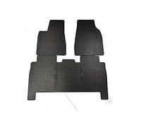 Set Tapis de Caoutchouc Compatible avec Tesla Model X 2016- (5-pièces + Points de fixage)