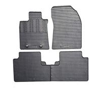 Set tapis de caoutchouc compatible avec Toyota Avensis Sedan/Kombi 2009-2015 (4-pièces + points de fixage)