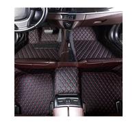 Set Tapis de Caoutchouc pour Land pour Rover pour Discovery 5 2021 2022 2023 2024 2025 Tapis Sol Voiture À Couverture Complète(Black-Red)