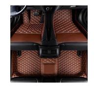 Set Tapis de Caoutchouc pour Polestar 1 2 3 4 2023 2024 Tapis Sol Voiture en Cuir Artificiel Accessoires Intérieurs Voiture(Brun)