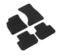 Set Tapis en Eco Caoutchouc Témoin Lumineux pour Audi A4 Allroad 04/09>05/16