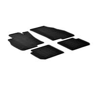 LAMPA 24463 Tapis de sol Caoutchouc noir Avant et Arrière