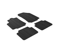 LAMPA 24519 Tapis de sol Caoutchouc noir Avant et Arrière Compatible avec CITROËN C3 Aircross II 2R, 2C
