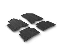 LAMPA 24588 Tapis de sol Caoutchouc noir Avant et Arrière Compatible avec KIA Sportage QL, QLE