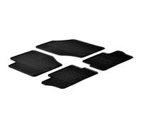 LAMPA 24352 Tapis de sol Caoutchouc noir Avant et Arrière Compatible avec PEUGEOT 307 3/5 portes 3A/C 307 SW 3H