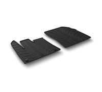 LAMPA 24540 Tapis de sol Caoutchouc noir Avant Compatible avec CITROËN Berlingo Van K9, OPEL Combo E Van/Break X19