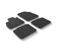 LAMPA 24495 Tapis de sol Caoutchouc noir Avant et Arrière Compatible avec RENAULT Espace 5 JR