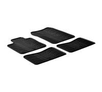 LAMPA 24301 Tapis de sol Caoutchouc noir Avant et Arrière Compatible avec RENAULT Twingo II 3 portes CN0