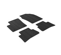 LAMPA 24501 Tapis de sol Caoutchouc noir Avant et Arrière Compatible avec TOYOTA C-HR AX10