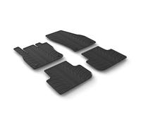 LAMPA 24489 Tapis de sol Caoutchouc noir Avant et Arrière Compatible avec VW Tiguan II AD1, AX1