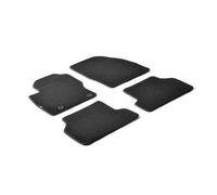 LAMPA 23063 Tapis de sol Tapis noir Avant et Arrière Compatible avec FORD Focus Mk2 Berline DB, FCH, DH