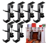 SET TECTEURS NAMBINI NASTANZA - GUNCI GARLAND RÉGLABles, MANTEL CANTLE PIETRO | Clip De Décoration En D'aluminium 6 Pièces, Expositions Pour Les Vacances D'hiver Pour Le Séjour, Chambre D