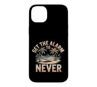 Set The Alarm to Never Sleep Lover Nap - Coque pour iPhone 14 Plus