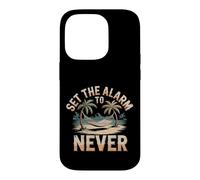 Set The Alarm to Never Sleep Lover Nap - Coque pour iPhone 14 Pro